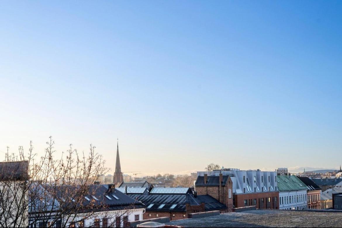 شقة Penthouse In Oslo'S Hippest District Gruenerlokka المظهر الخارجي الصورة